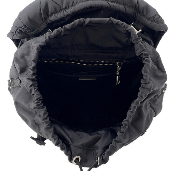 Prada Quilted Backpack Rucksack Daypack Bag Black main image 6